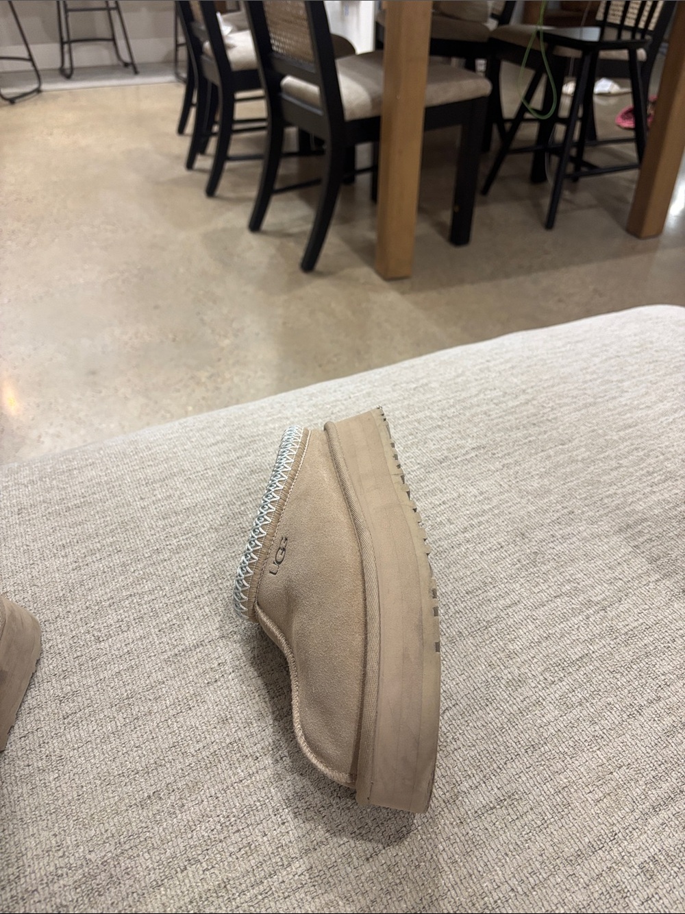 UGG Women's Slip-On Cozy Shearling Mule - Sand - Picture 4 of 9